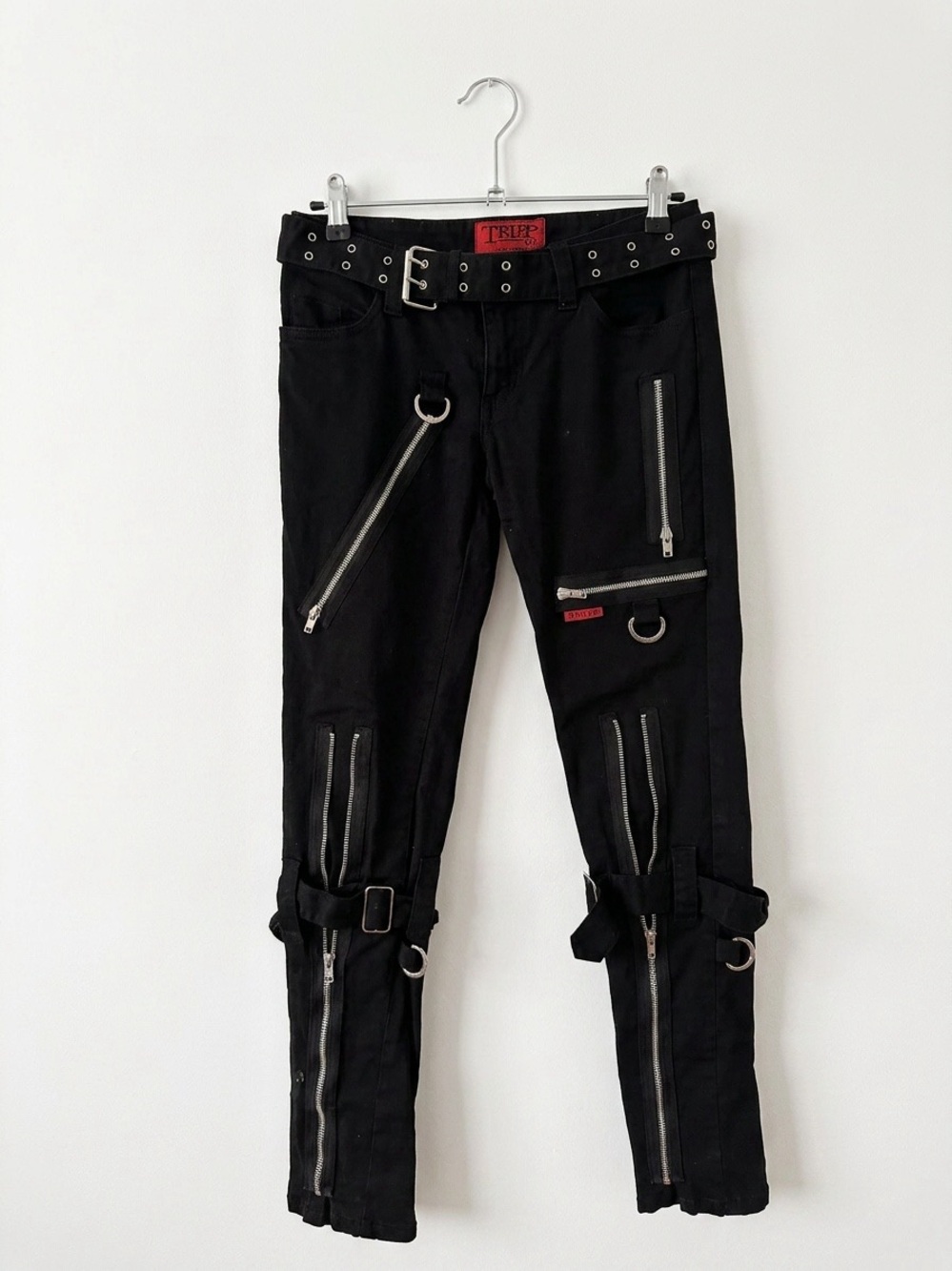 Tripp NYC Black Bondage Pants w/belt